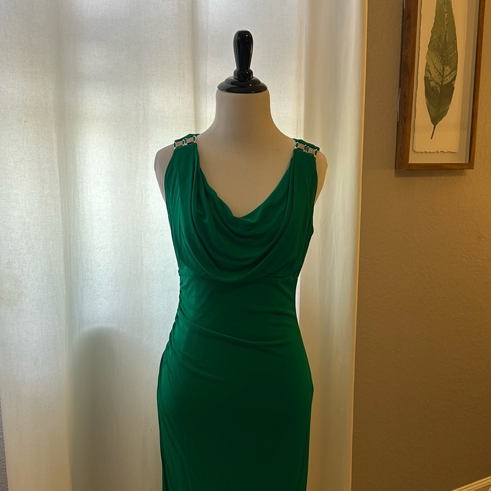 David Meister Green Dress
